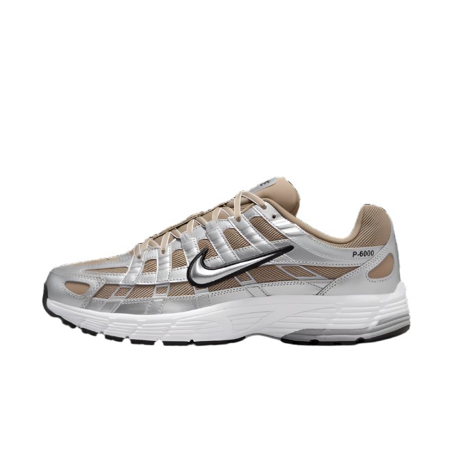 Nike P-6000 Khaki Metallic Silver
